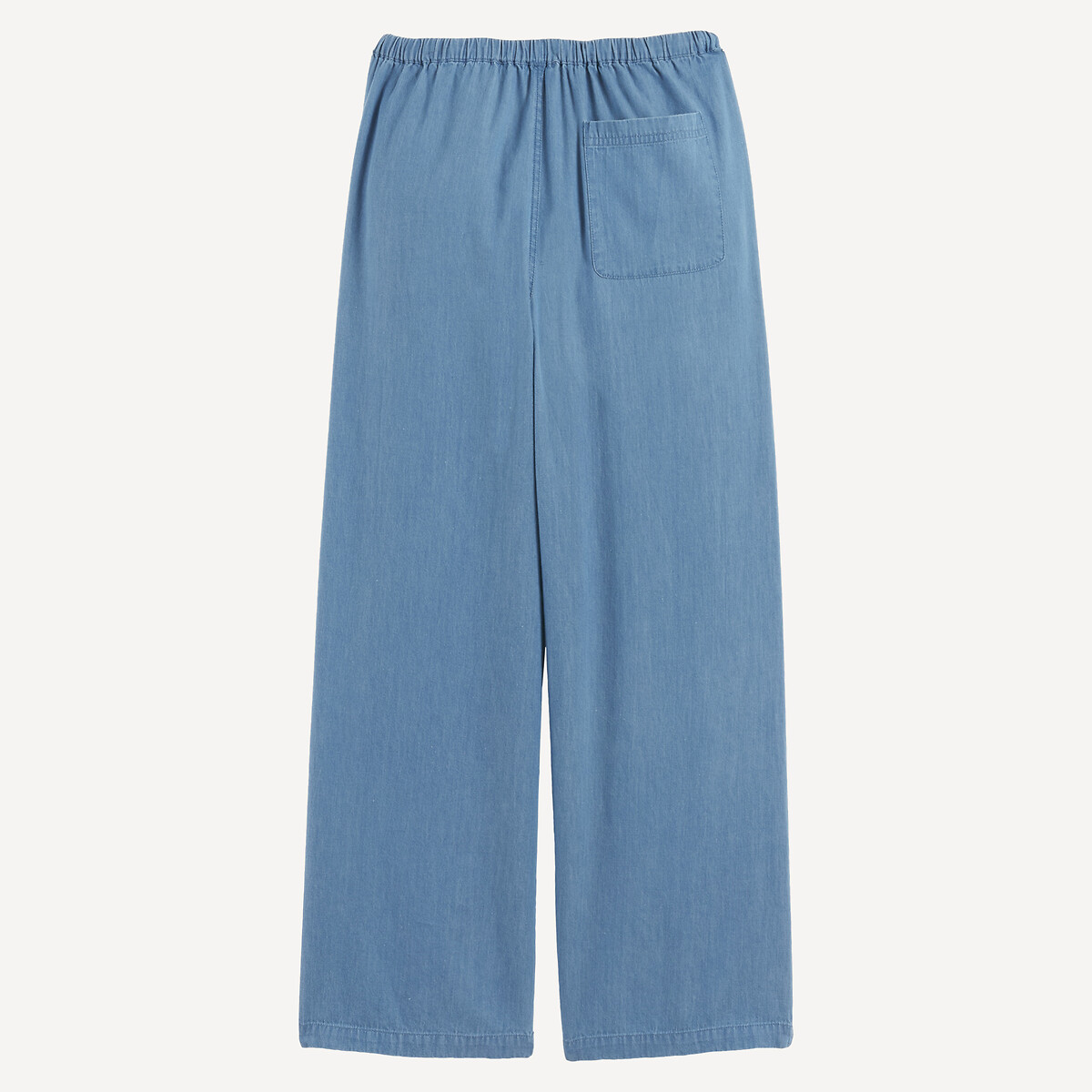 Pantalon large, en denim léger denim double stone, LA REDOUTE COLLECTIONS