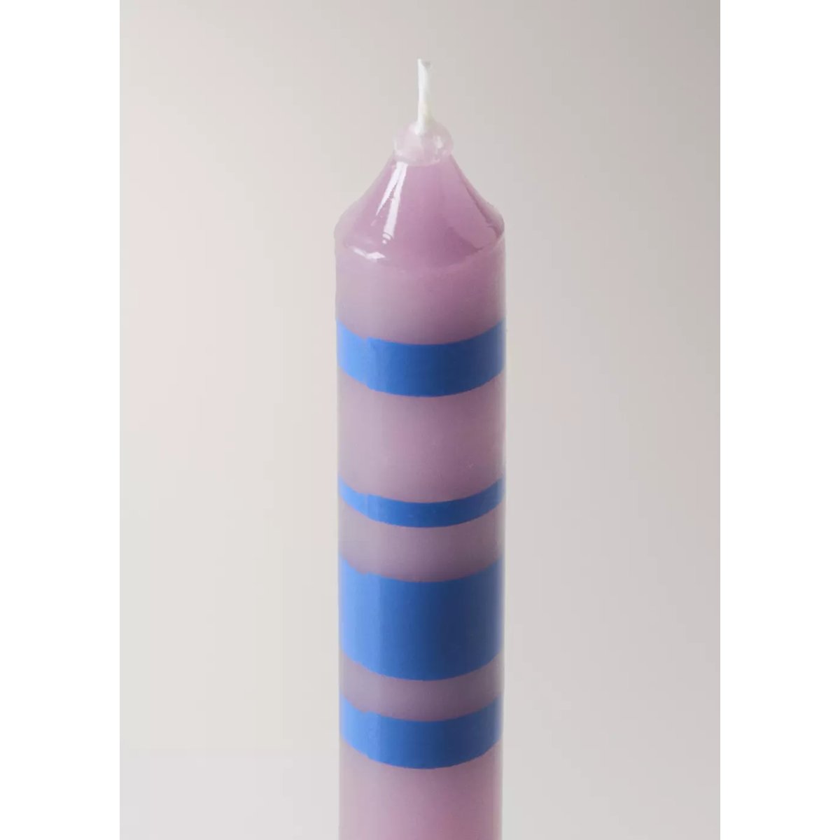 Bougies décoratives bicolores bleu, MANGO HOME