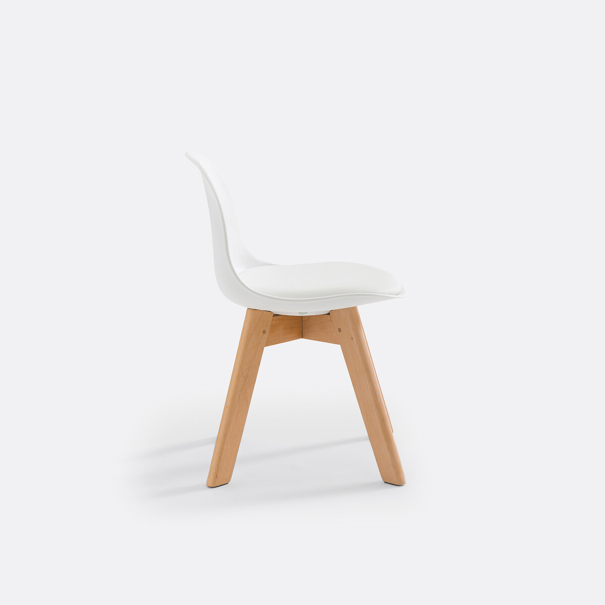 Silla infantil tipo concha, Zapong blanco/madera, LA REDOUTE INTERIEURS