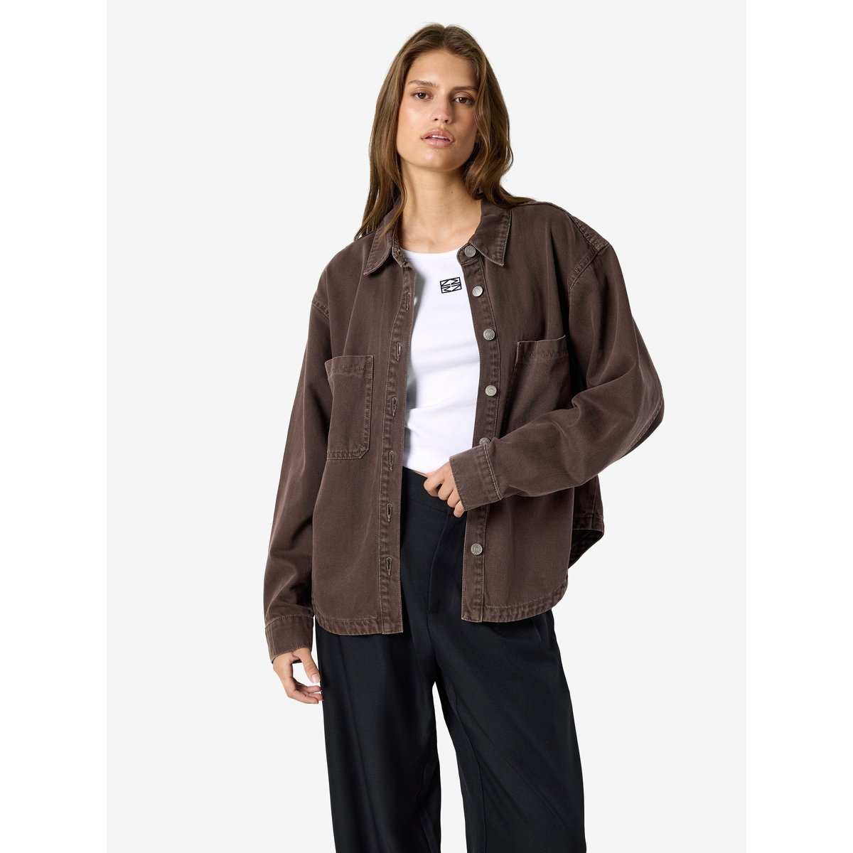 Surchemises marron - chocolate brown1, NOISY MAY