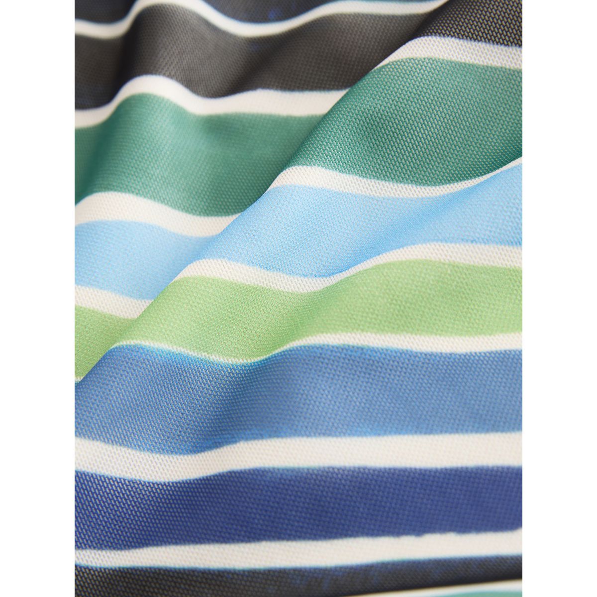 Jupe longue en tulle rayure bleu/vert, NEXT