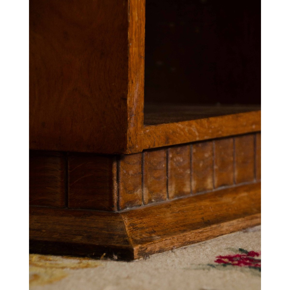 Table de chevet art déco Odile N°1384 - Bon état marron, DEBONGOUT