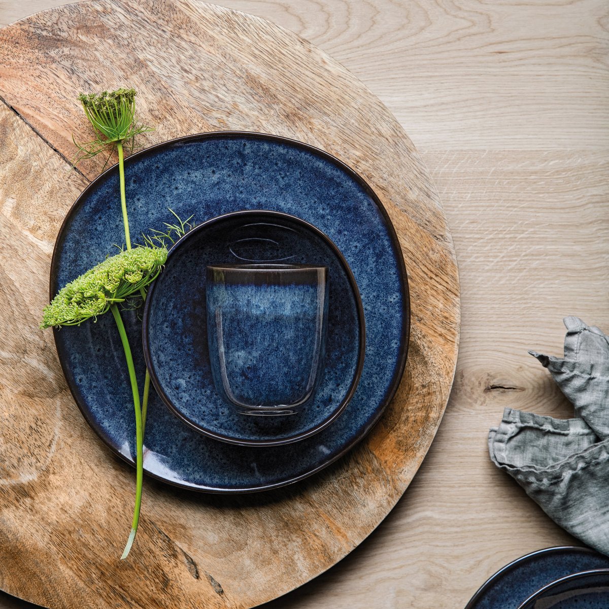 Assiette Dessert LAVE bleu, LIKE. BY VILLEROY & BOCH