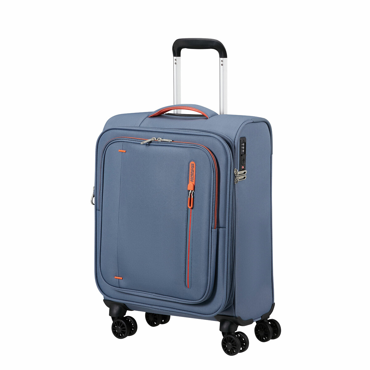Mala de Cabine Cloudrider 55cm 4 Rodas Expansível, 38,5L, American Tourister azul, AMERICAN TOURISTER