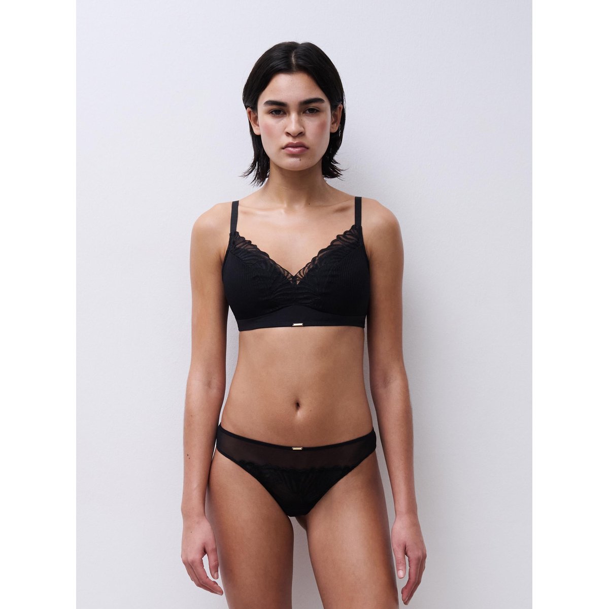 Soutien-gorge coques sans armature maintien LEGEND noir, CHANTELLE