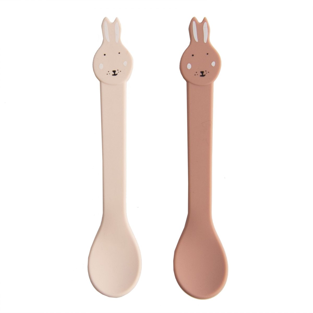 Lot de 2 cuillères en silicone Mrs. Rabbit - Trixie couleur unique, TRIXIE