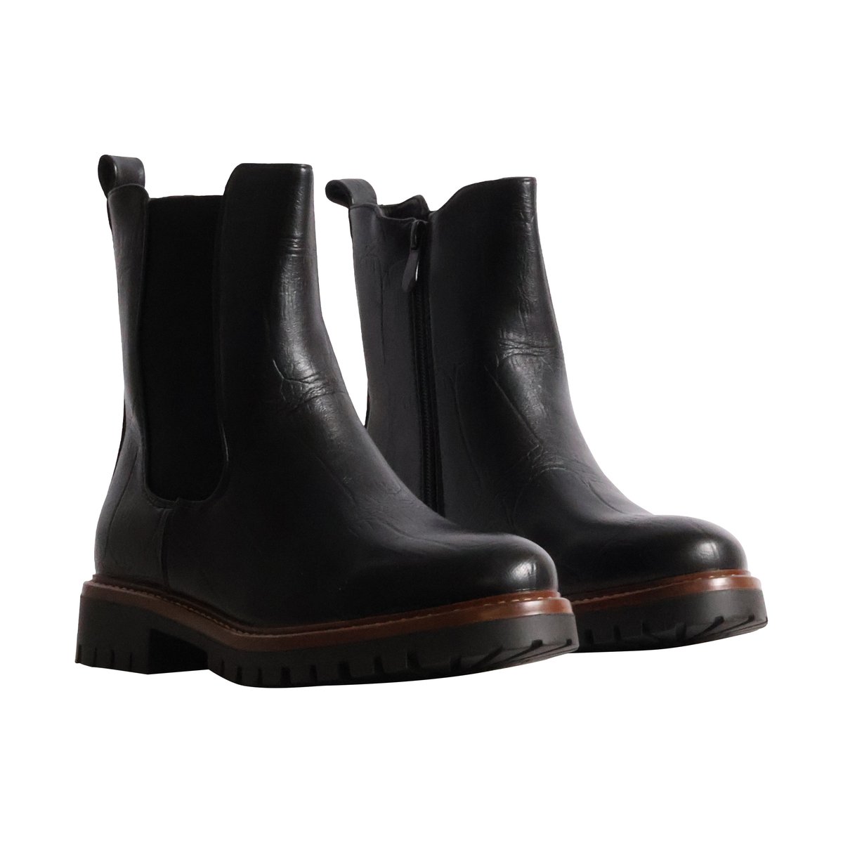 Bottines à Zip noir, THE DIVINE FACTORY