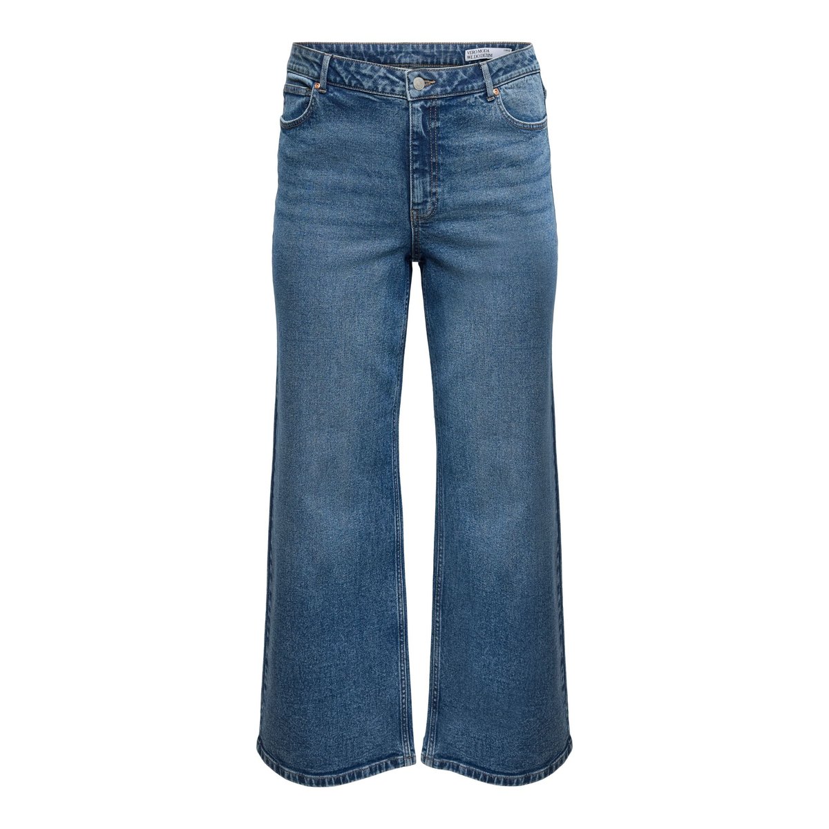Jean À Coupe Large medium blue denim, VERO MODA