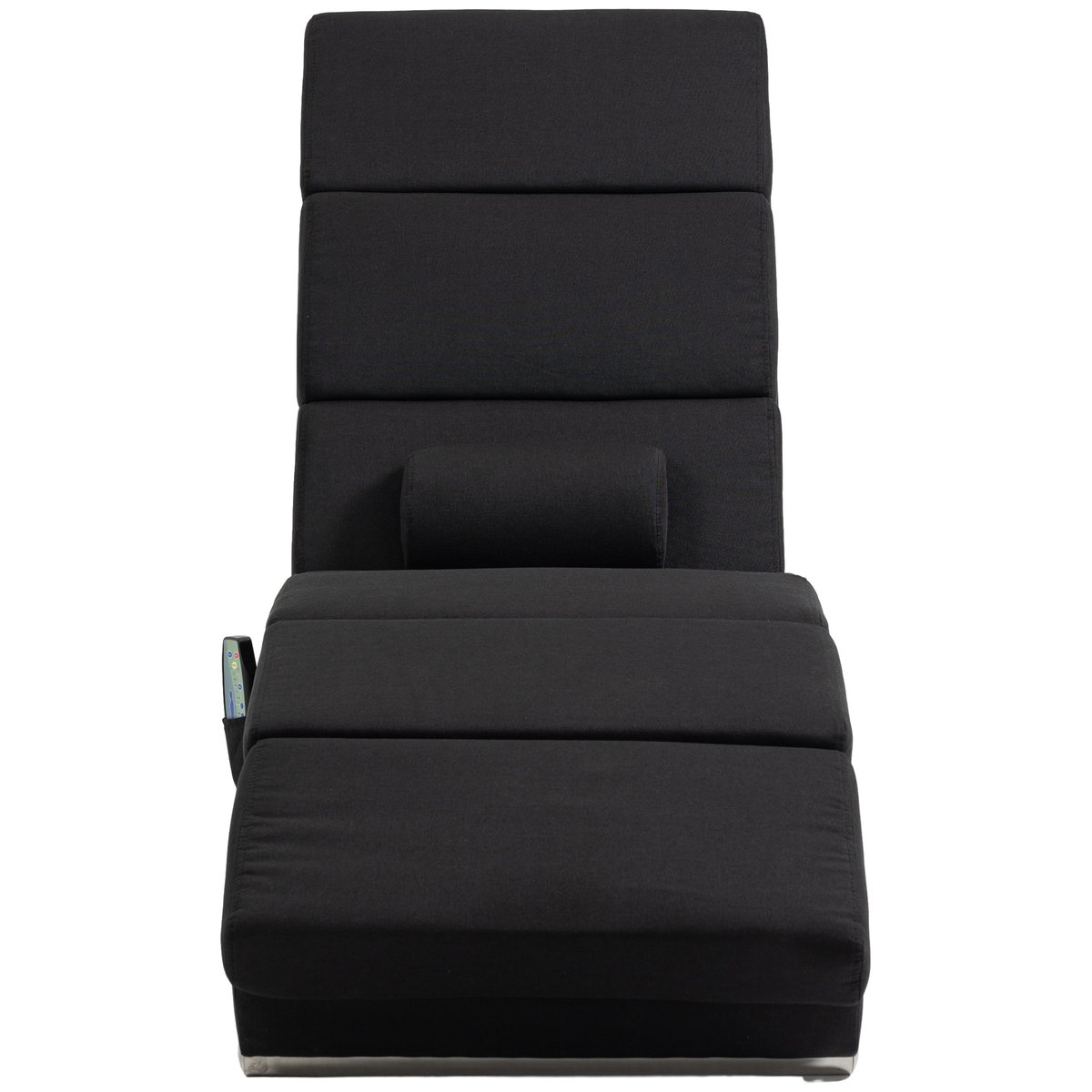Fauteuil de massage inclinable Tissu effet noir, HOMCOM
