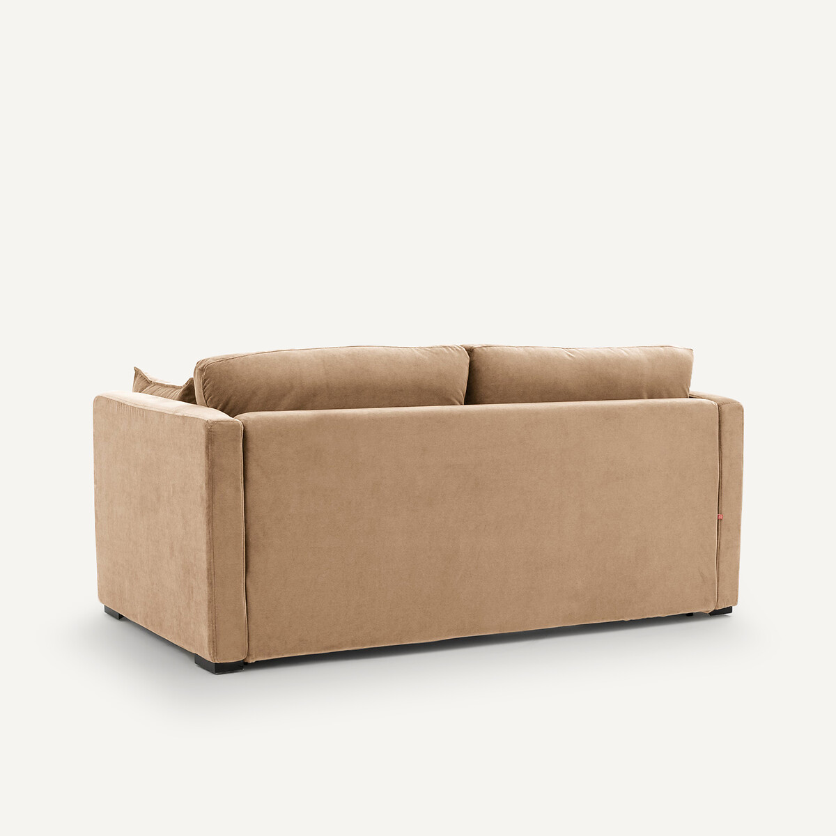 Canapé 3 places, convertible, velours stonewashed, NEO KINKAJOU ficelle, AM.PM