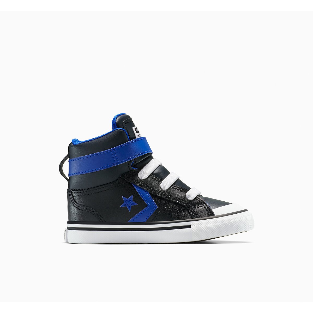 Kids Pro Blaze Strap Varsity Trainers black/blue, CONVERSE