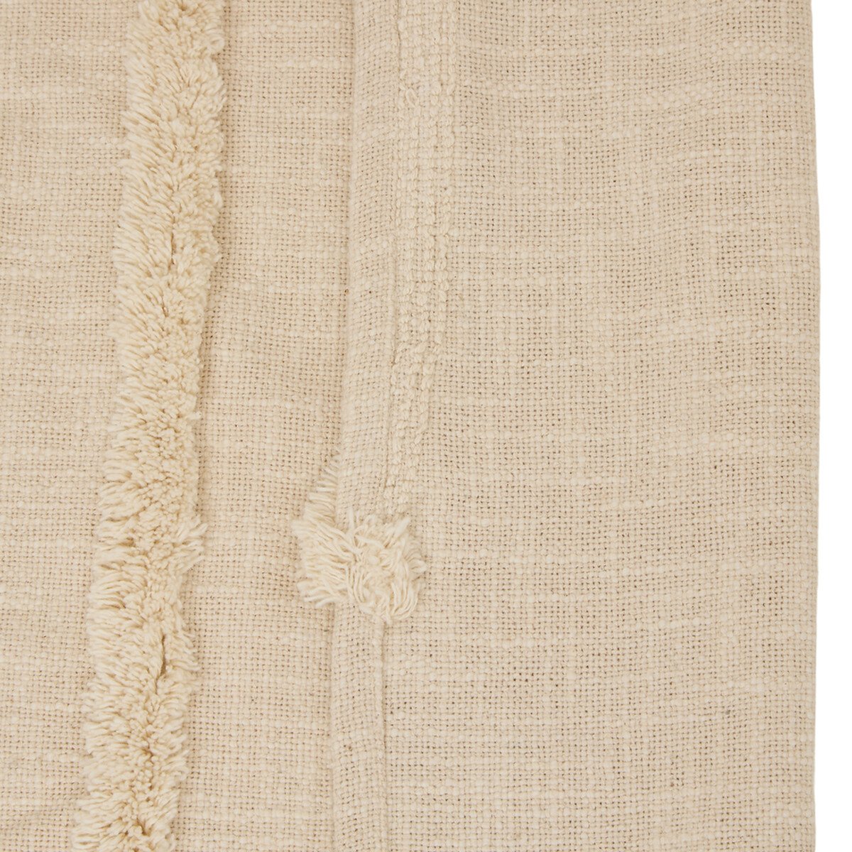 Rideau en coton HAWKI blanc chaud, ATMOSPHERA