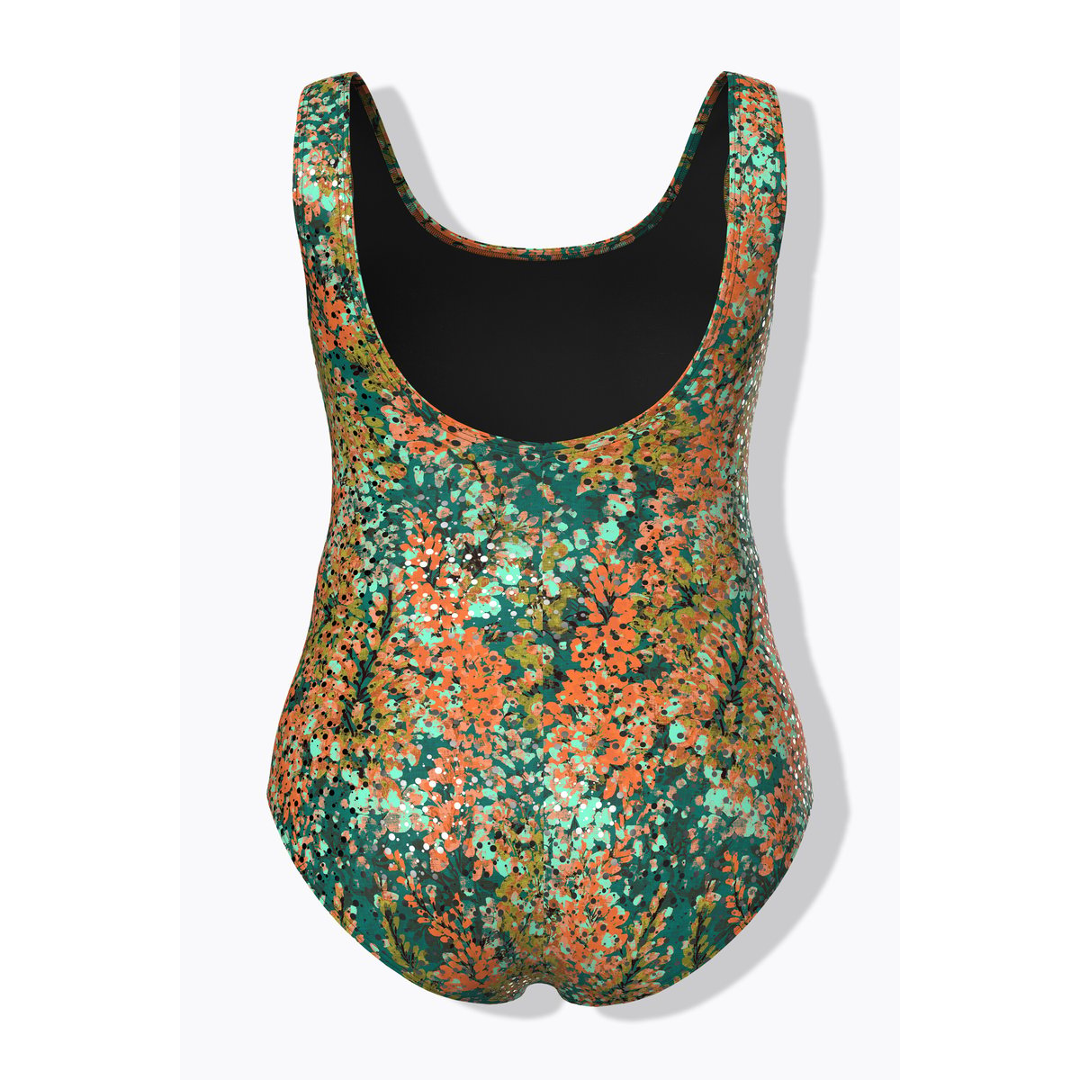 Maillot de bain à fleurs bleu turquoise, ULLA POPKEN