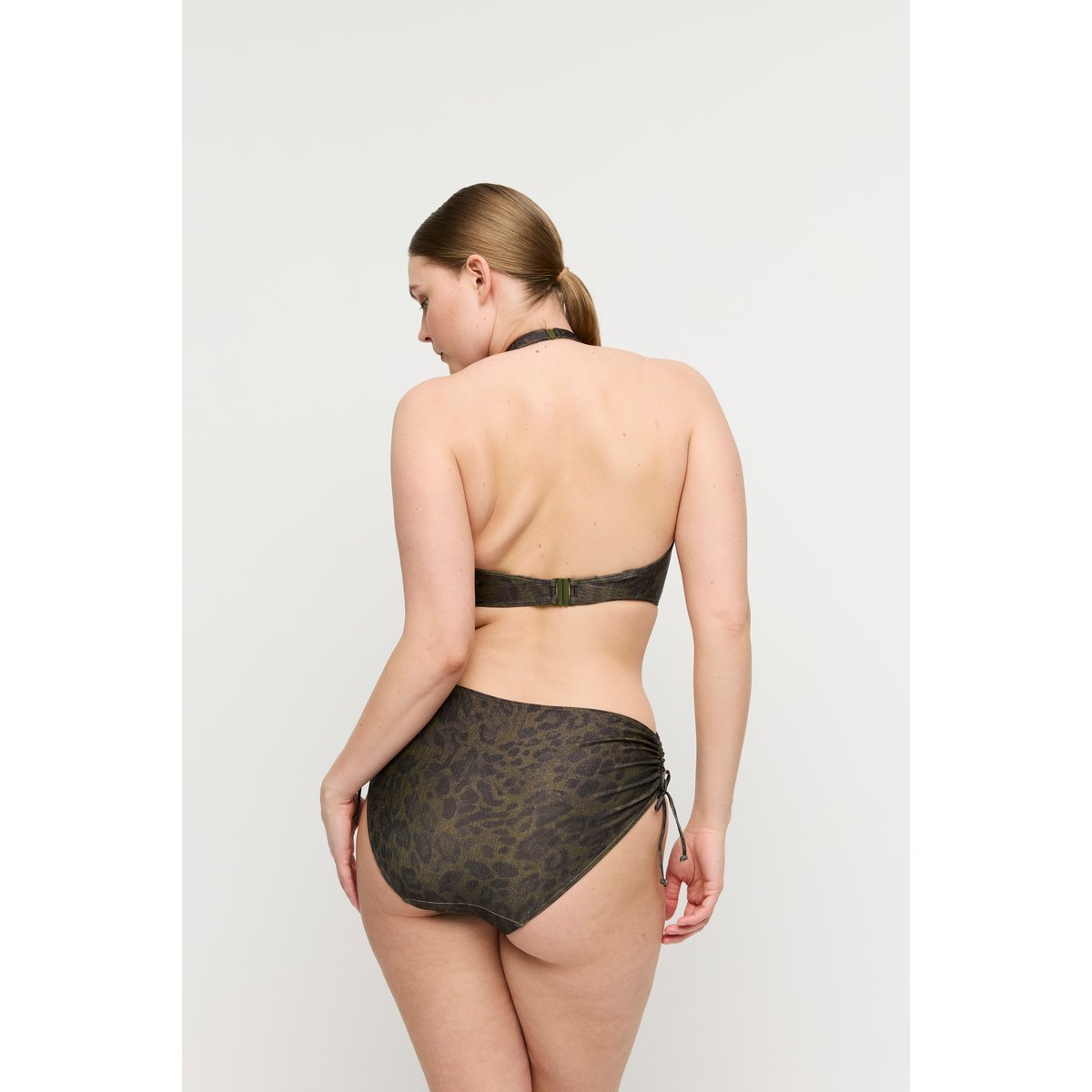 Haut de bikini emboîtant RATJADA vert - jungle jaguar, PRIMADONNA