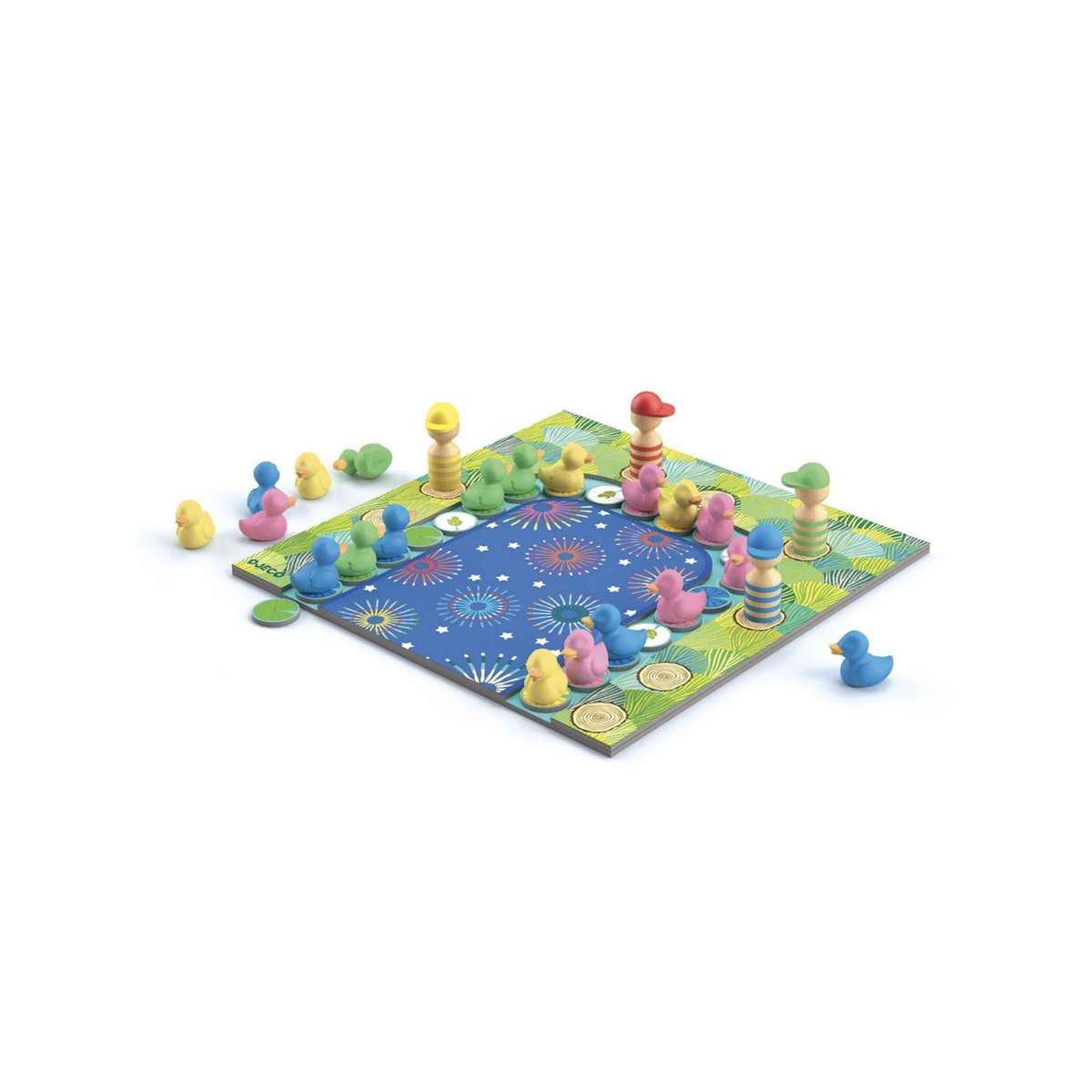 Jeu de stratégie Lucky Ducky multicolore, DJECO