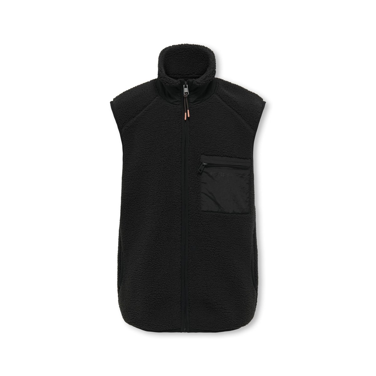 Gilet En Peluche noire - phantom, ONLY & SONS JUNIOR