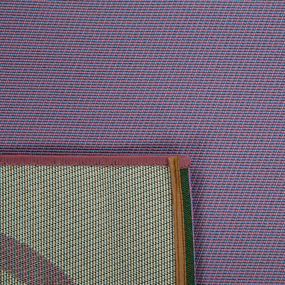 Tapis extérieur motif wavy POSITANO violet, NAZAR RUGS