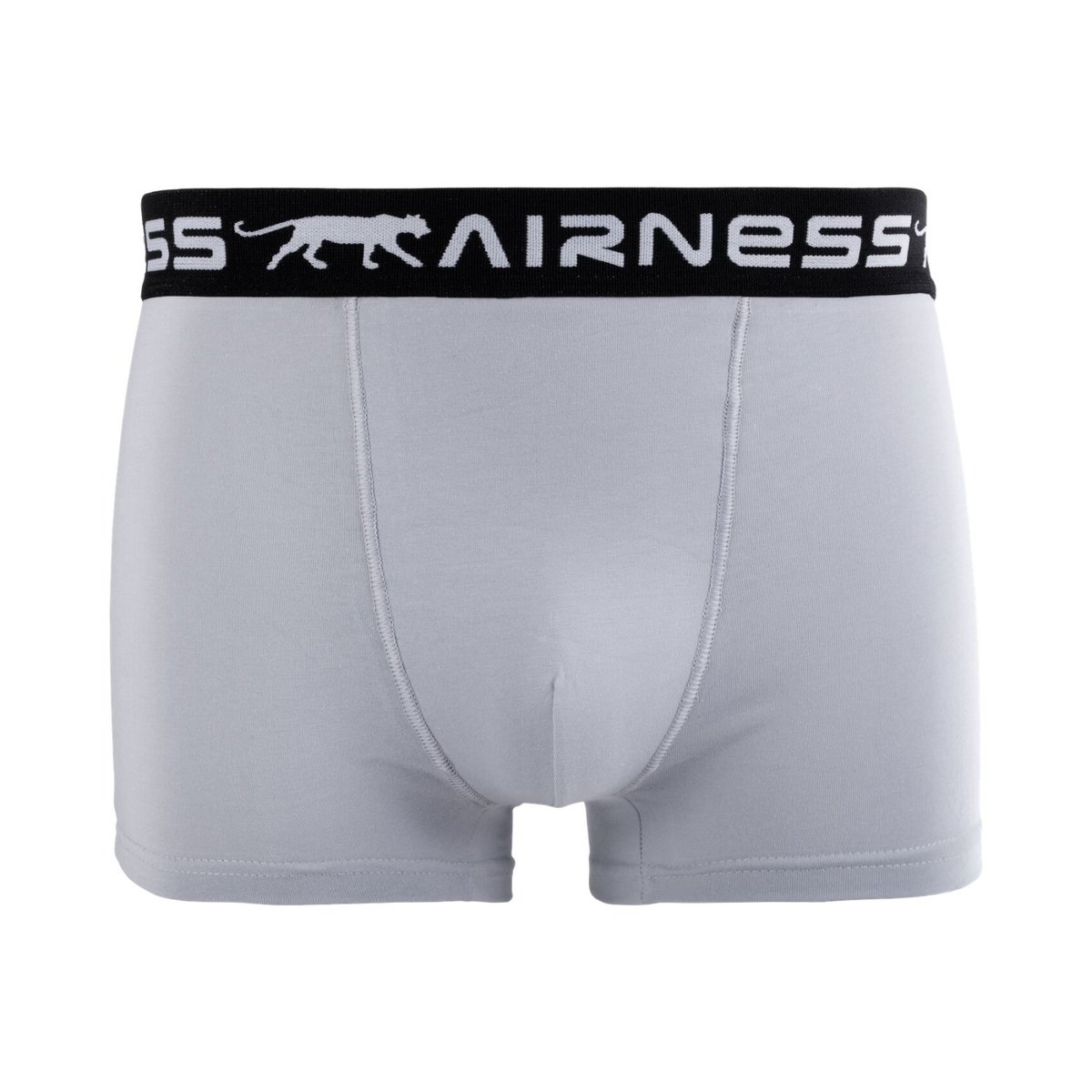 Lot De 5 Boxer Coton noir/rouge/gris, AIRNESS