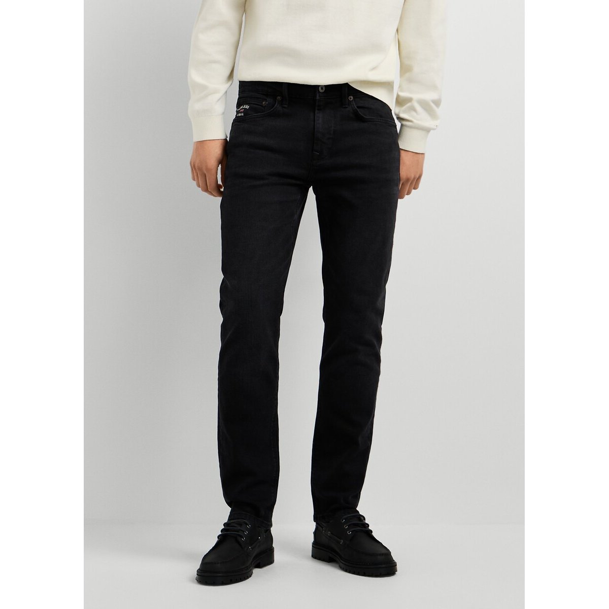 Jean slim, HATCH noir lavé, PEPE JEANS