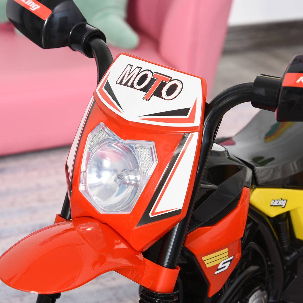 Tricycle pour enfants Plastique Rouge rouge, HOMCOM
