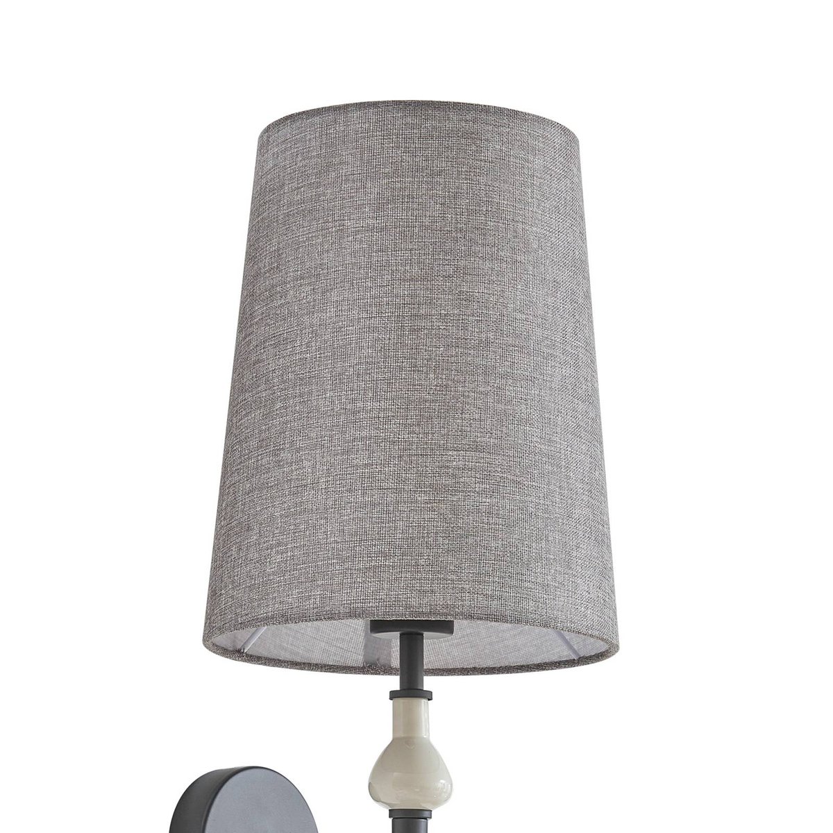 Applique traditionnelle, Haldorin gris, noir, LINDBY