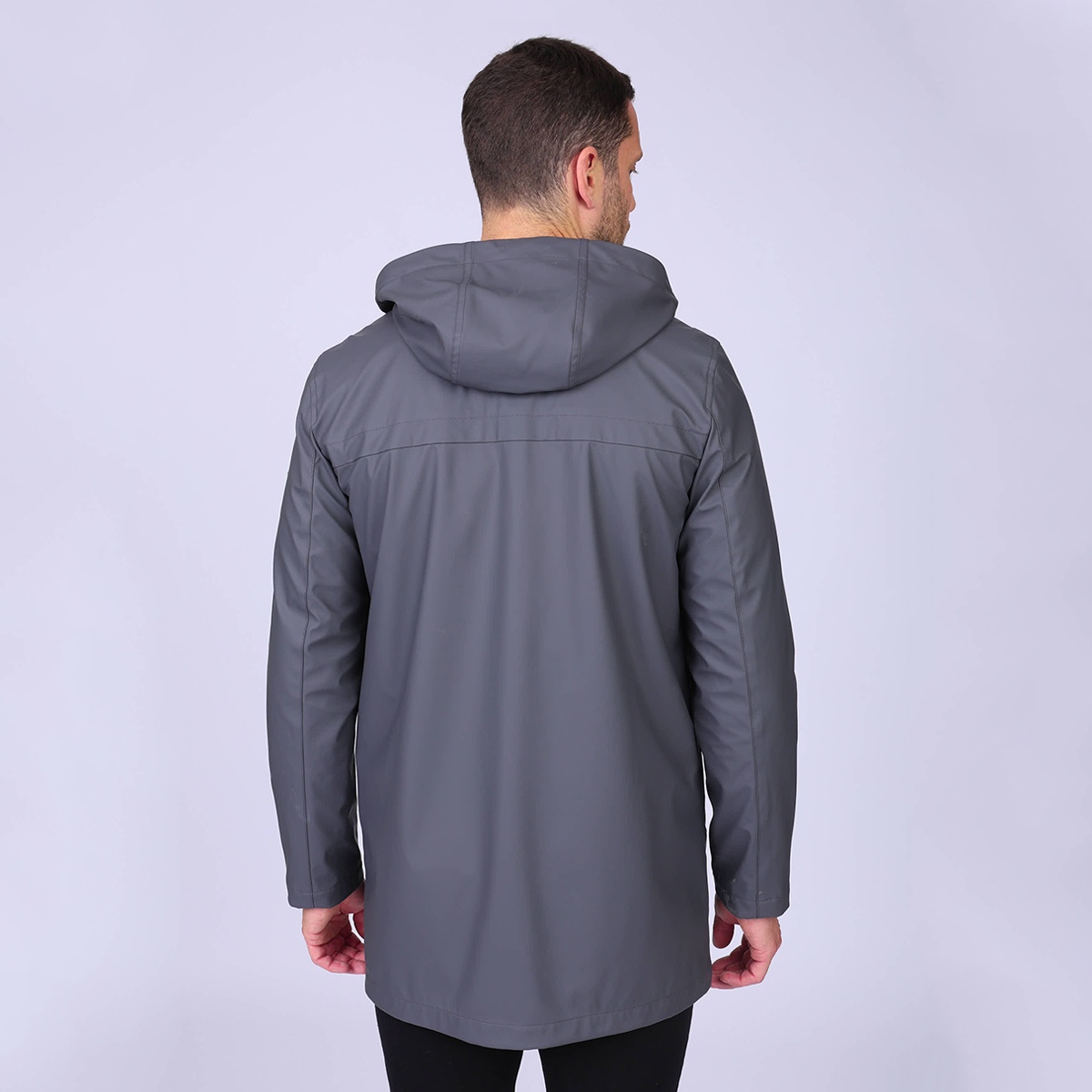Parka légère Hudson anthracite, MISE AU GREEN