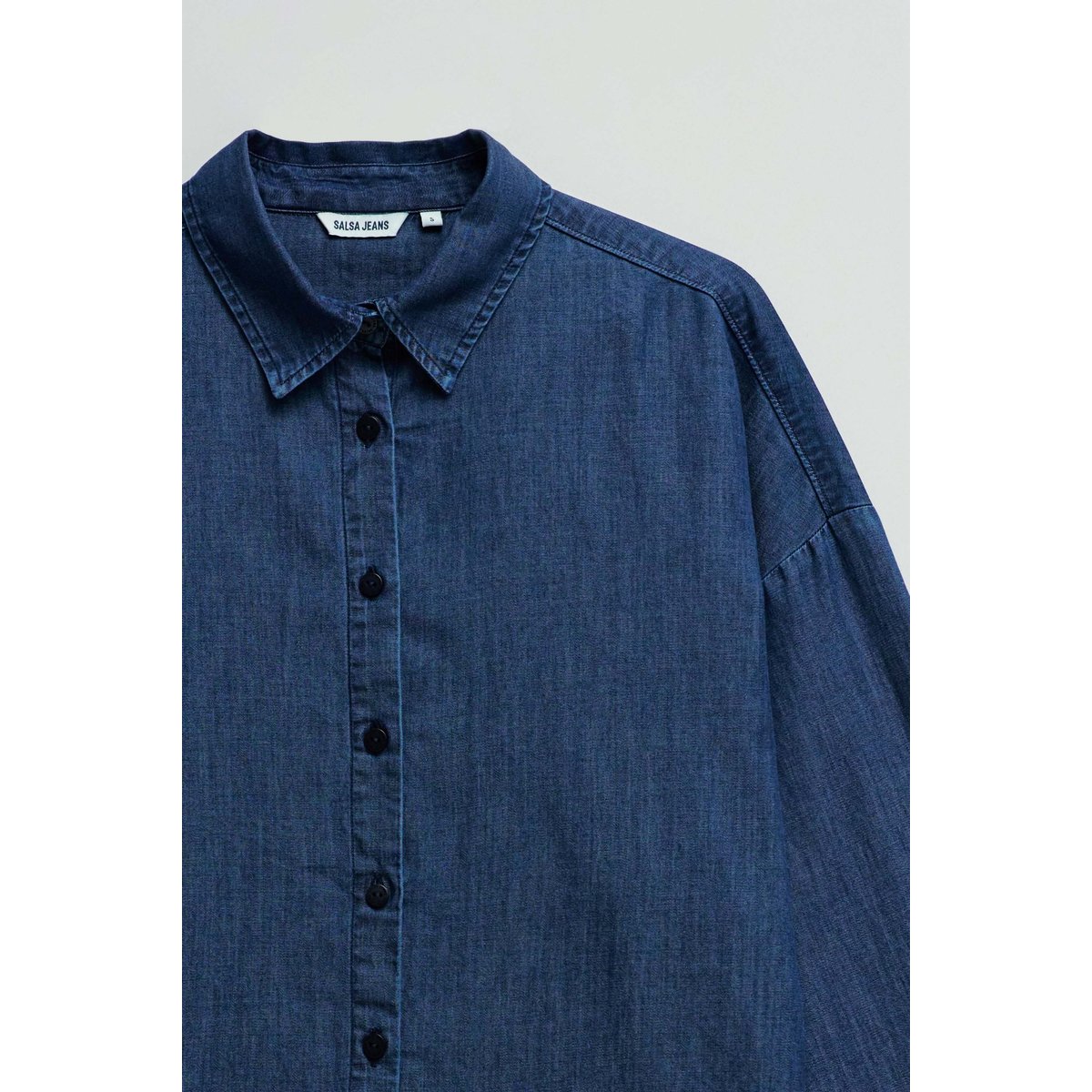 LIGHTDENIM BASIC SHIRT bleu denim, SALSA JEANS