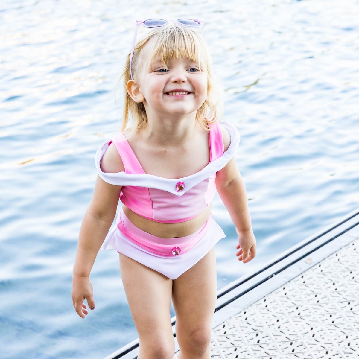 Maillot de bain 2 pièces princesse rose, GREAT PRETENDERS