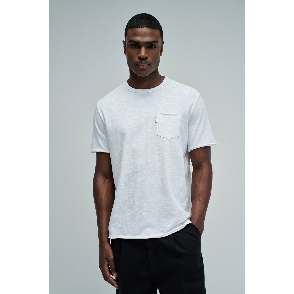 T-SHIRT AVEC POCHE blanc, SALSA JEANS