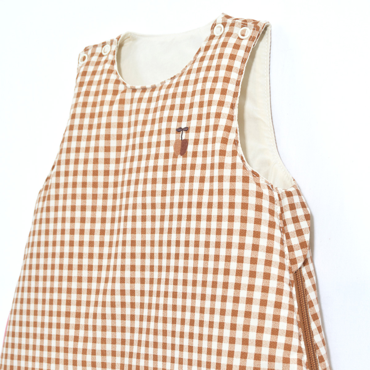 Gigoteuse coton bio POM POUCE caramel, LITTLE CREVETTE