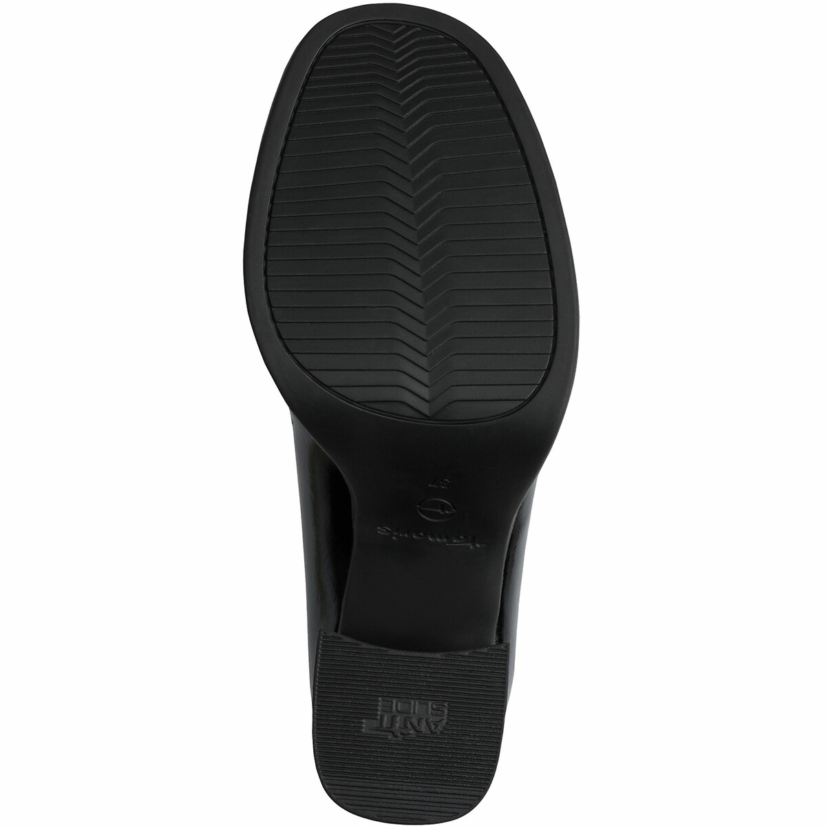 Mocassins à talon noir, TAMARIS