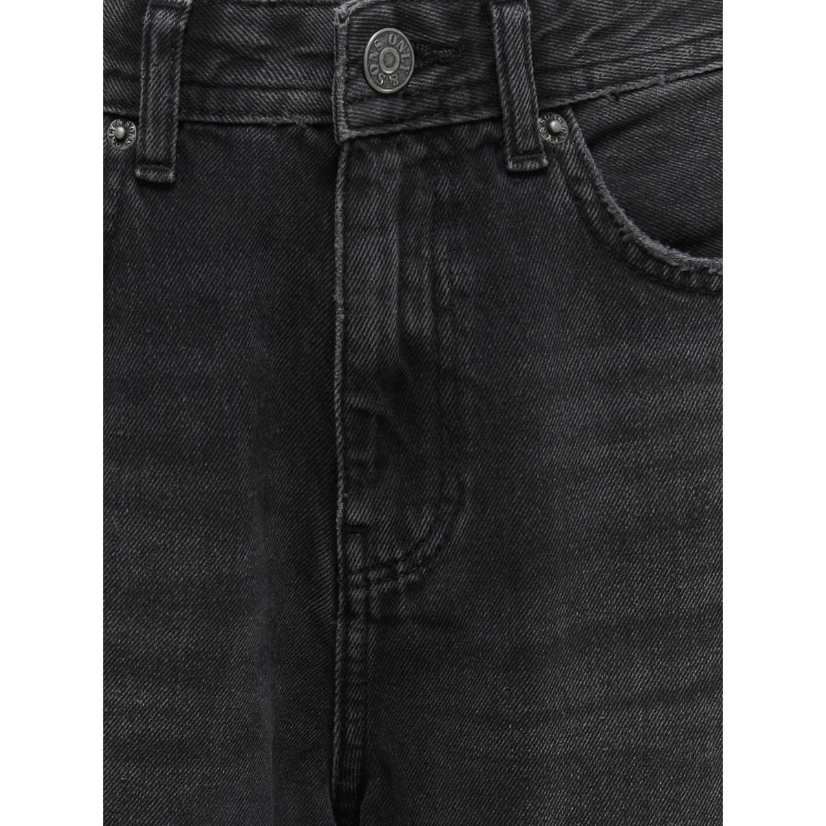Jean À Coupe Ample noire - washed black 1, ONLY & SONS JUNIOR