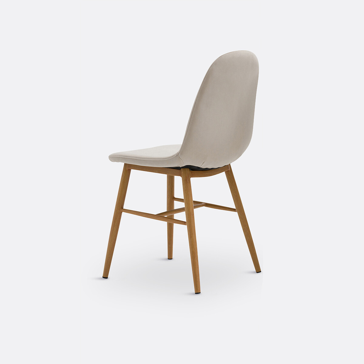 Chaise velours, Polina ecru, LA REDOUTE INTERIEURS