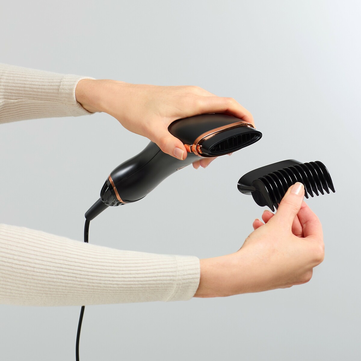 Sèche-cheveux Lissant Air Motion CF8C20C0 noir/or rose, CALOR