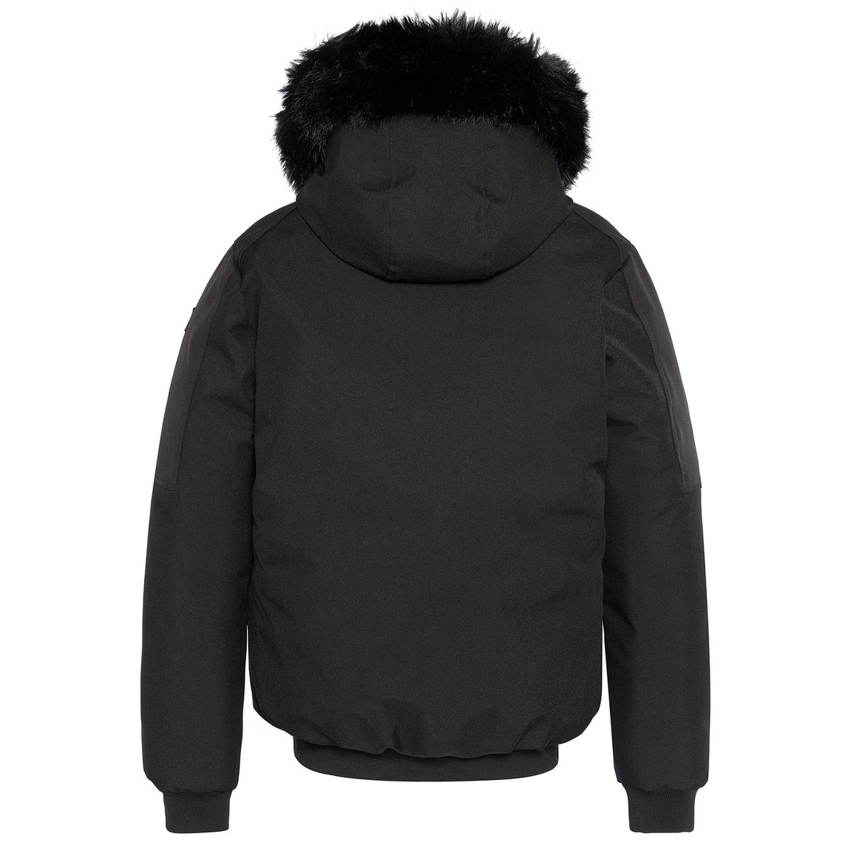 Blouson urban à capuche, soft shell noir, SCHOTT