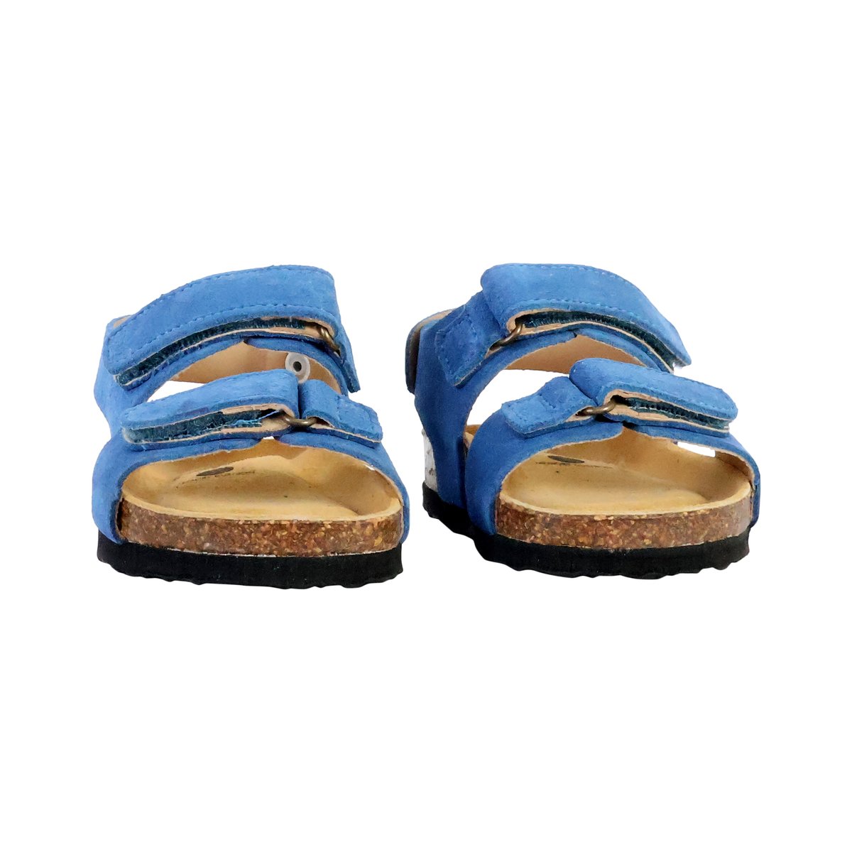 Mules Cuir Pol bleu, PLAKTON