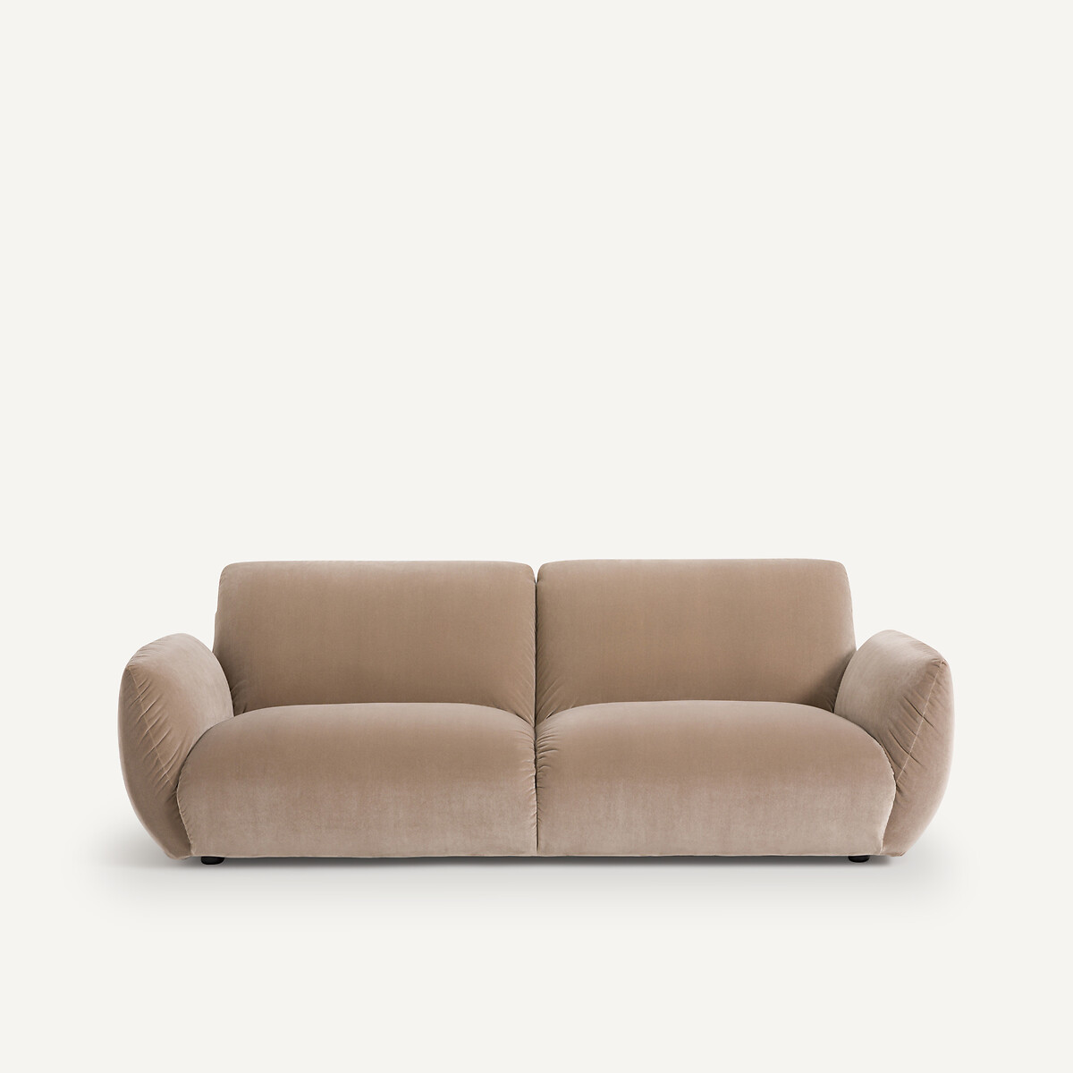 Divano velluto, Spogano beige cendré, AM.PM