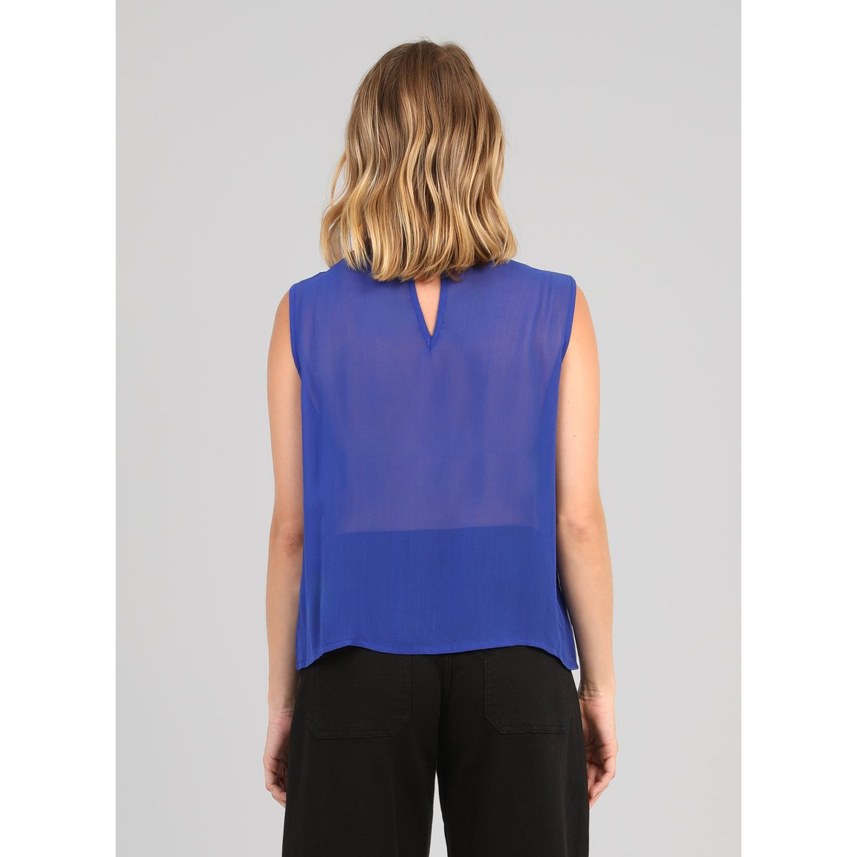 Top SAHANIE bleu electrique, AN'GE