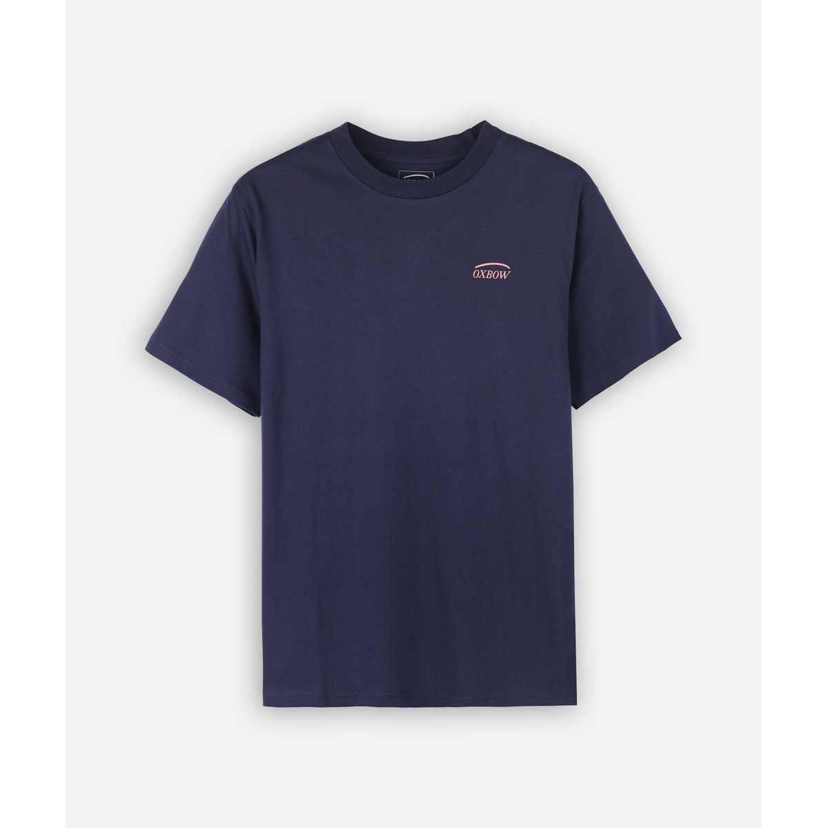 Tee-shirt manches courtes coton bio FILLED deep marine, OXBOW