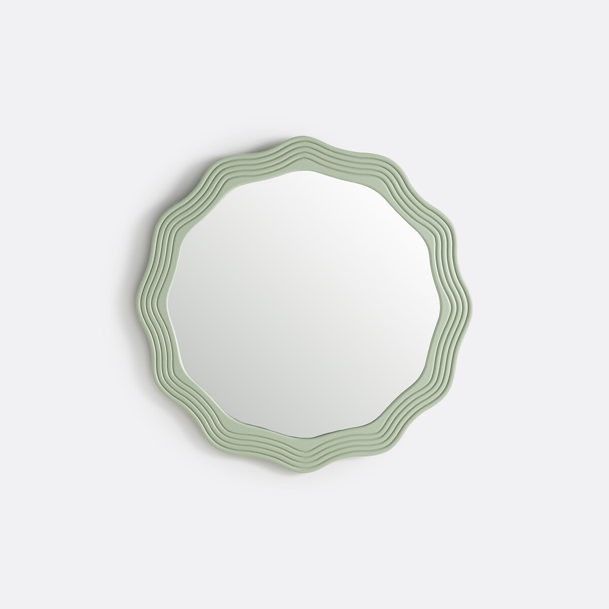 Miroir rond forme fleur, diamètre 60 cm, BLOMA céladon, LA REDOUTE INTERIEURS