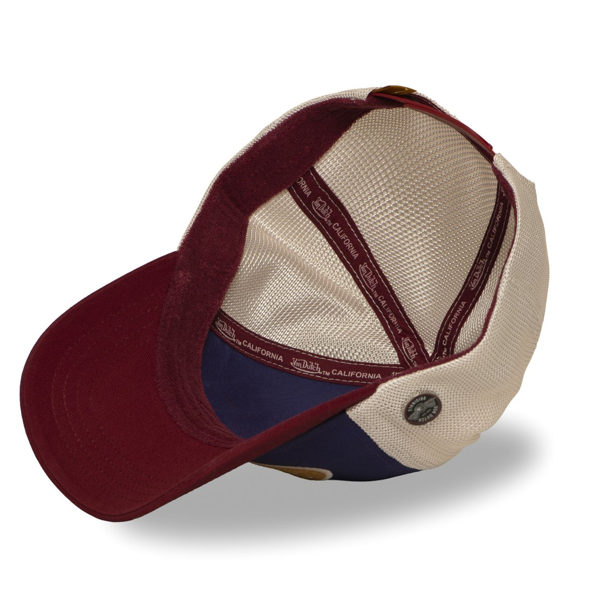Casquette trucker TERRY bordeaux/violet/beige/moutarde, VON DUTCH