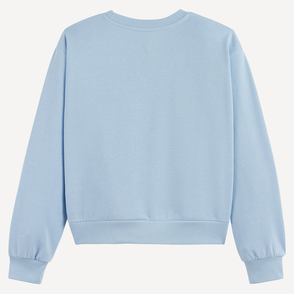 Sweat col rond, en molleton, message Amore bleu, LA REDOUTE COLLECTIONS