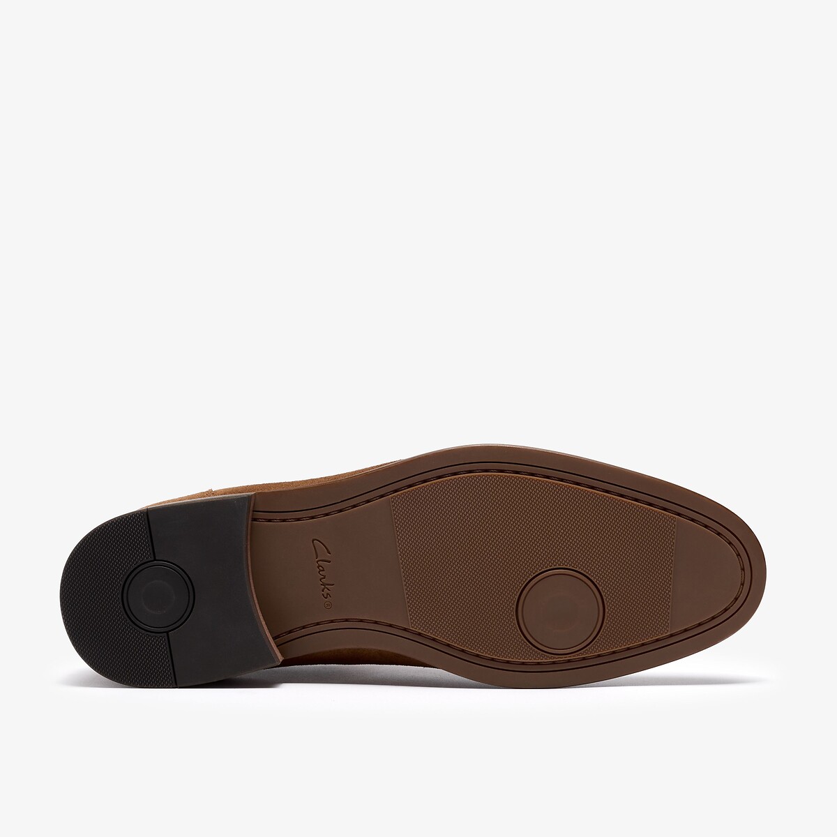 Bottines chelsea en cuir suède, BOWBURN TOP camel, CLARKS