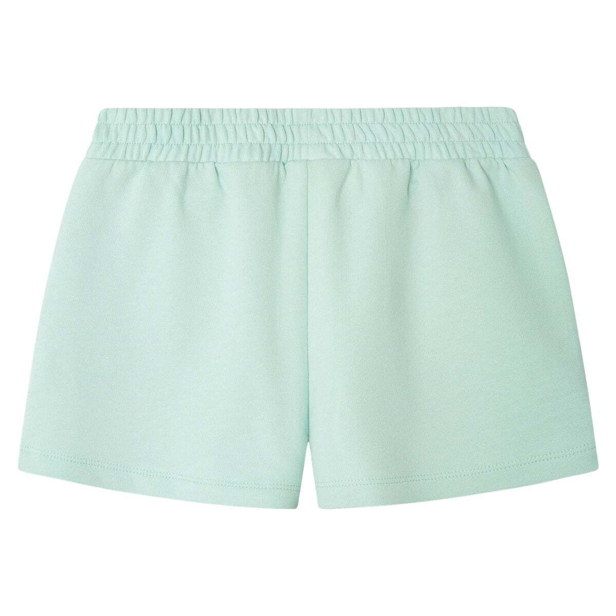 Shorts En Molleton Avec Logo Imprimé bleu d'aqua, PEPE JEANS