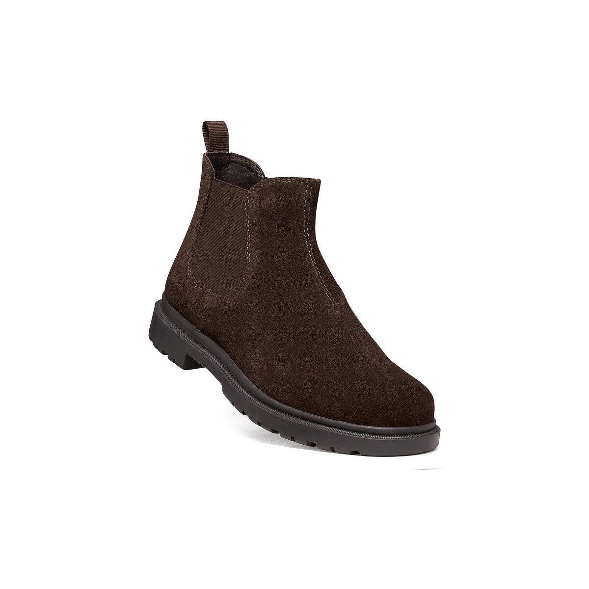 Botines Chelsea de ante ANDALO marrón oscuro, GEOX