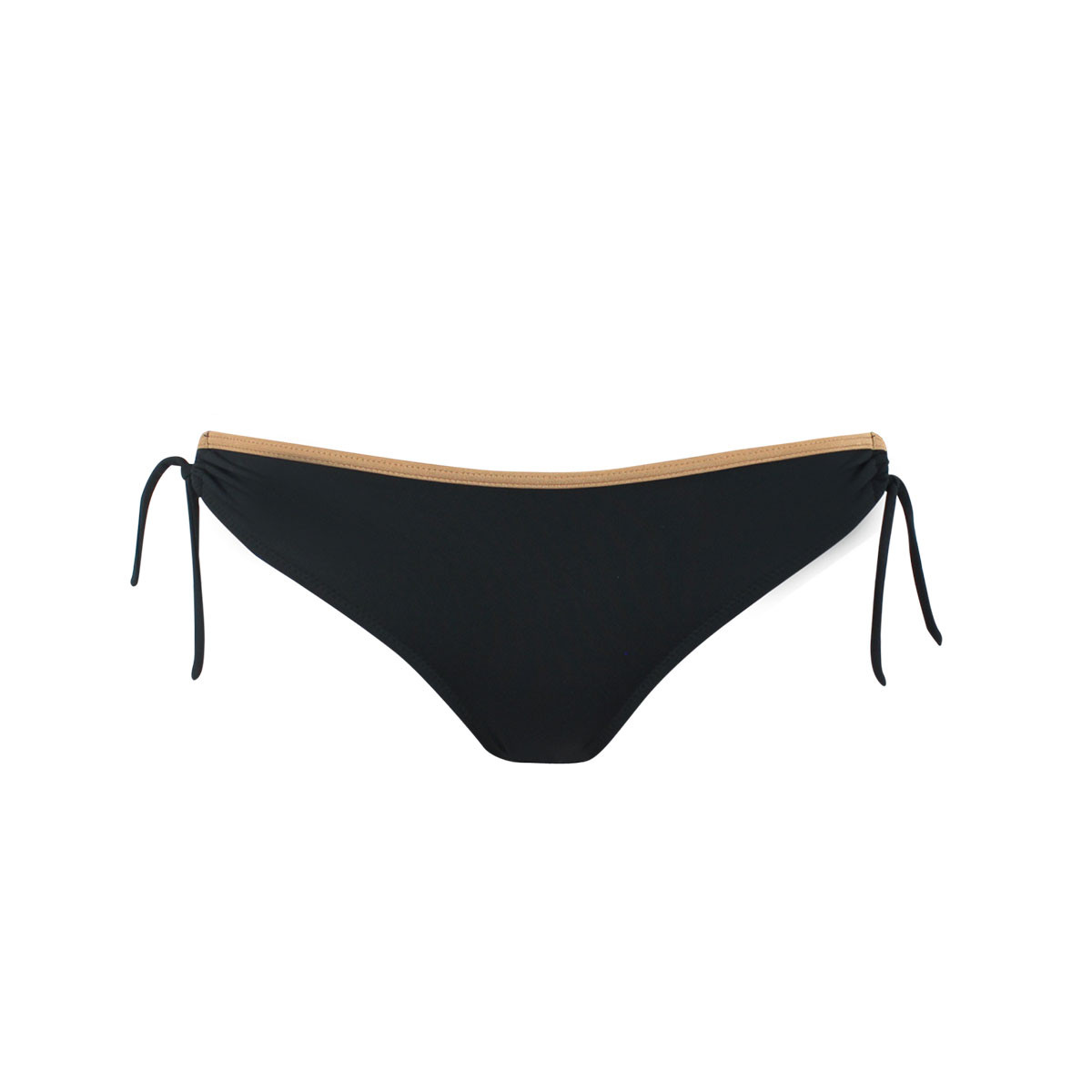 Bas de maillot coupe brésilienne VENEZIA noir, JANINE ROBIN