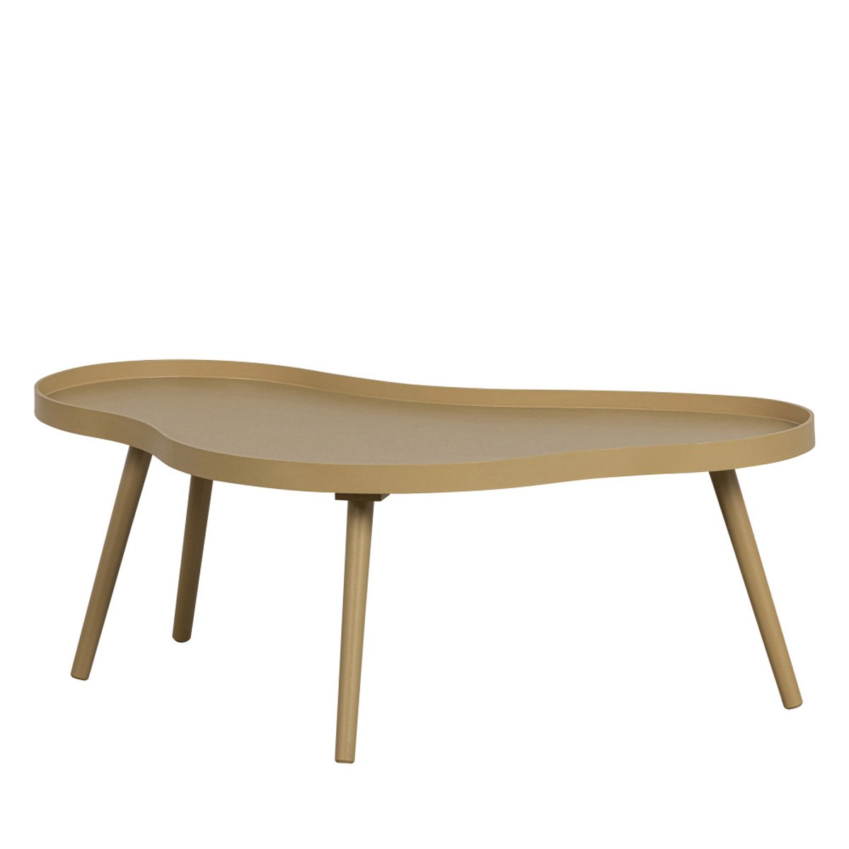 Table basse de forme organique en bois 100x35cm- MAE bois, WOOOD