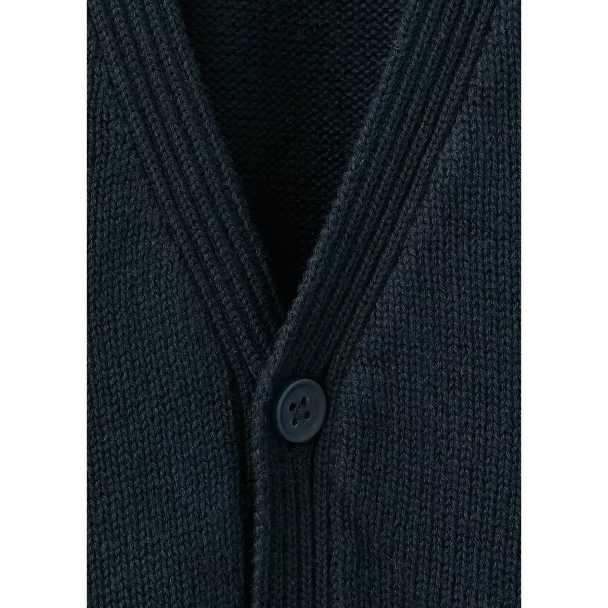 Cardigan en maille 100 % coton bleu marine, MANGO KIDS
