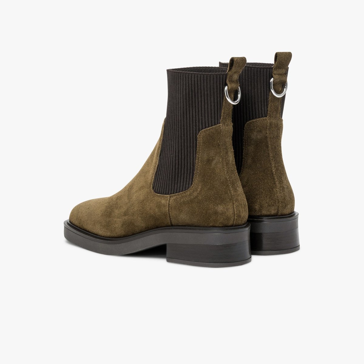 Boots À Talon en cuir SYBILLE rouge acajou, BOCAGE