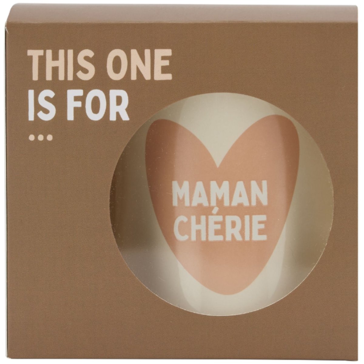 Mug Maman beige, écru, ATELIER WAGRAM